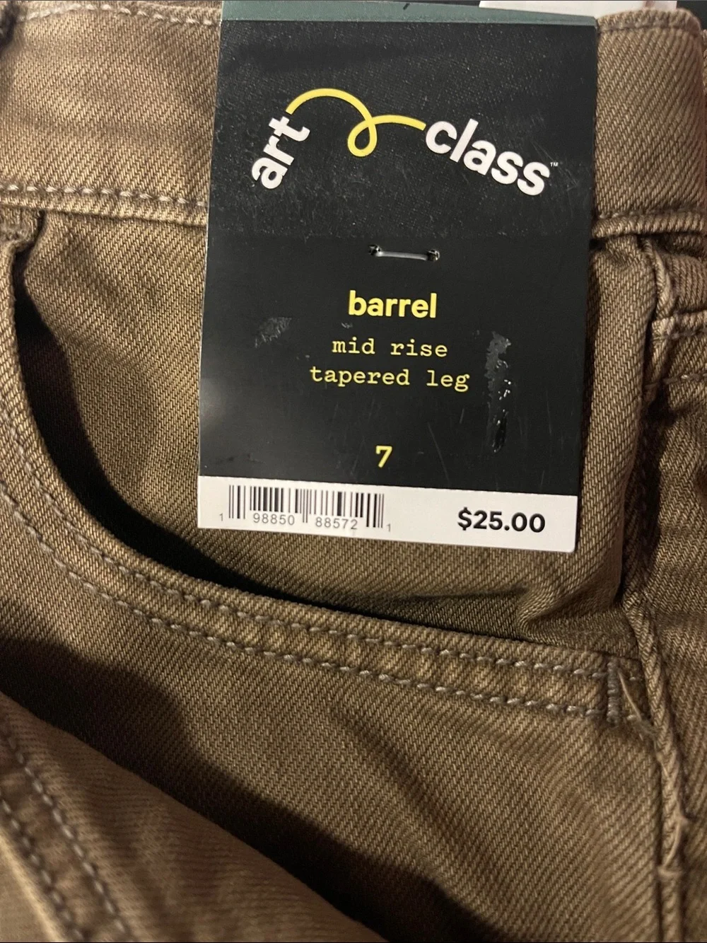 Art Class Girls' Mid-Rise Barrel Leg Jeans